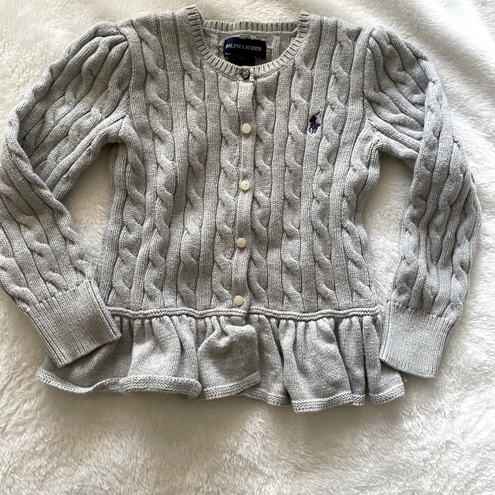 Ralph Lauren girls cardigan size 5